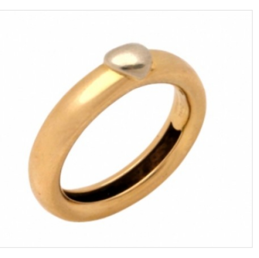 18K Tiffany & Co. Puffy Heart Yellow Gold Ring Tiffany & Co. Just to Say I LOVE - Picture 3 of 5